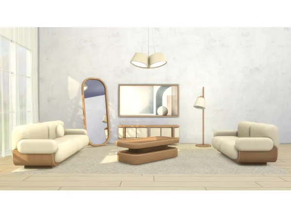 Maxis Match Stylish Living Room by comiko - The Sims 4 Custom Content