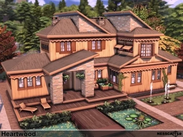 Maxis Match Heartwood by nesscasims - The Sims 4 Custom Content