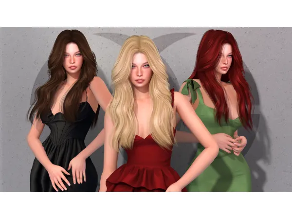 Alpha Esme Hairstyle by sorensms - The Sims 4 Custom Content