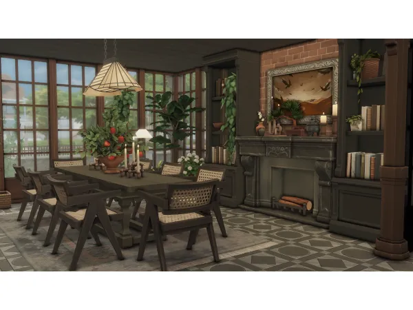 Maxis Match Dark vibes kitchen by simsfinds - The Sims 4 Custom Content