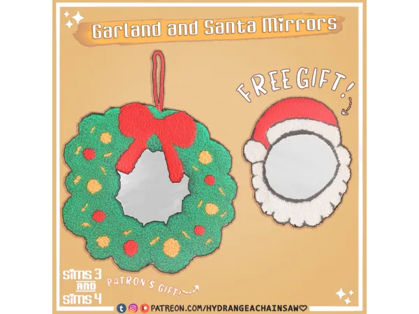 Mix Day 13 Advent Calendar Gift by hydrangeachainsaw - The Sims 4 Custom Content