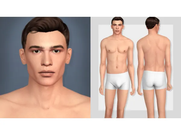 Alpha SEAN SKIN OVERLAY by modcollective - The Sims 4 Custom Content