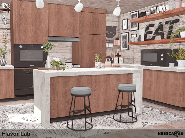 Mix Flavor Lab by nesscasims - The Sims 4 Custom Content
