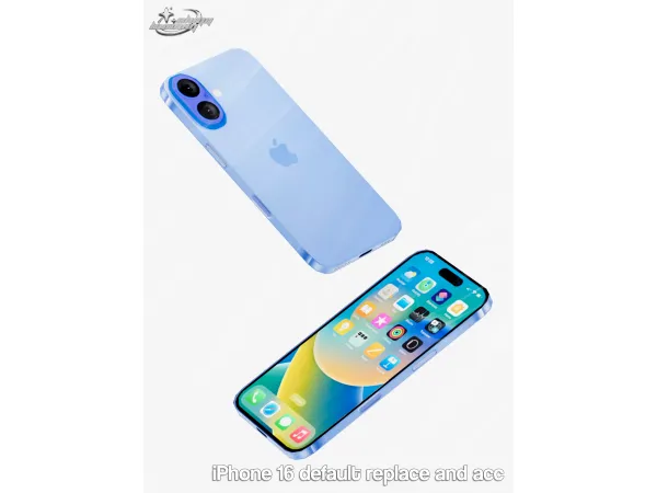 Alpha IPHONE 16 DEFAULT REPLACE AND ACC - The Sims 4 Custom Content