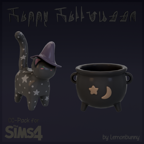 Mix Halloween Gift by lemonbunny - The Sims 4 Custom Content