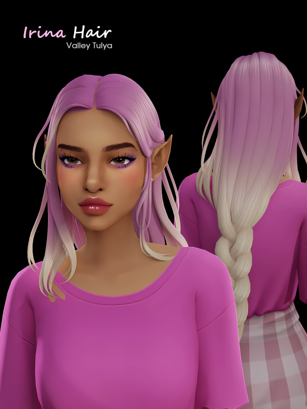 Maxis Match Irina Hair by simsfinds - The Sims 4 Custom Content
