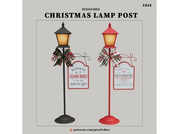 Christmas Lamp Post
