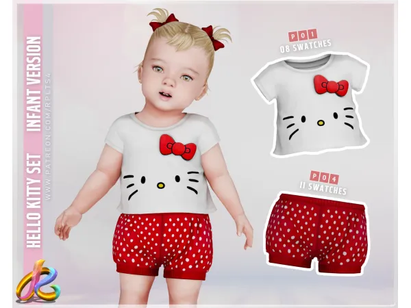 Maxis Match Hello Kitty Set by rplts4 - The Sims 4 Custom Content
