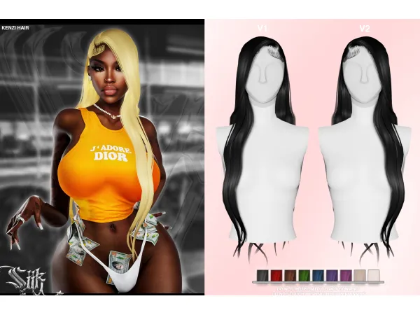 Alpha KENZI LACE by simsfinds - The Sims 4 Custom Content