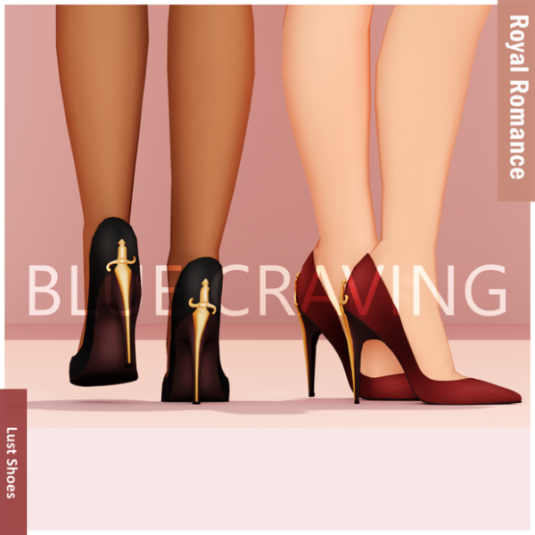 Maxis Match Blue Craving Royal Lust Shoes by bluecraving - The Sims 4 Custom Content