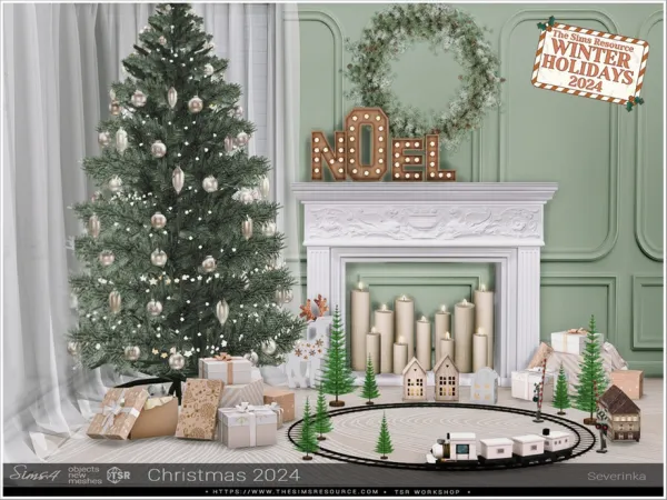 Alpha Christmas 2024 by Severinka_ - The Sims 4 Custom Content