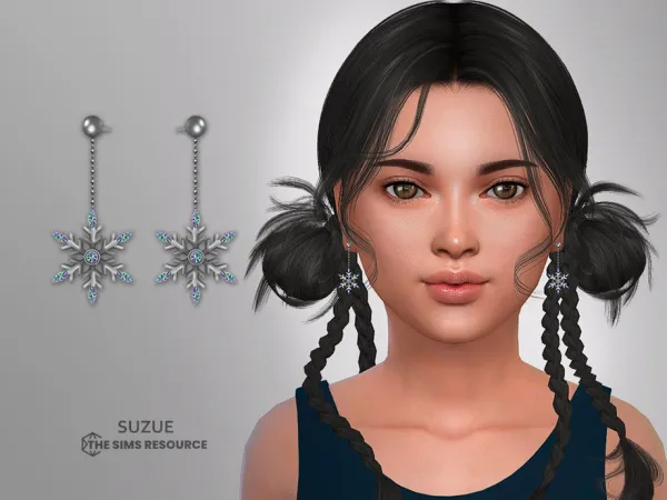 Winter Earrings Child by Suzue