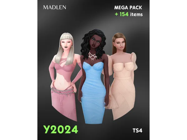 Maxis Match Mega Pack Year 2024 by madlen - The Sims 4 Custom Content