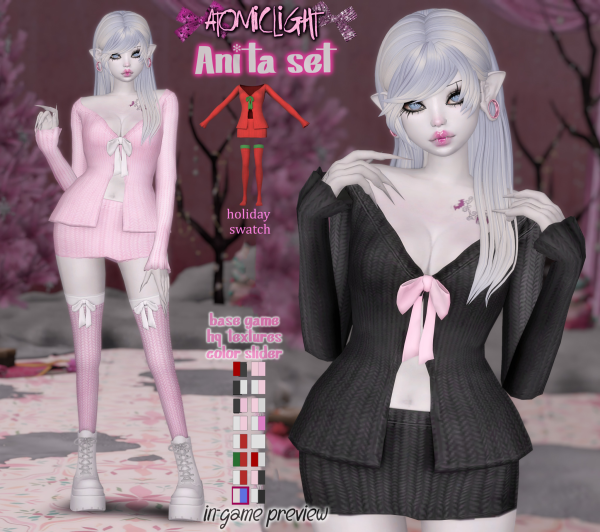 Maxis Match Anita set by atomiclight - The Sims 4 Custom Content