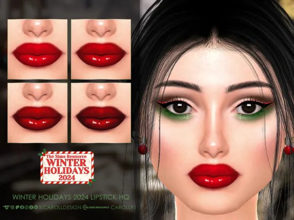 Winter Holidays 2024 Lipstick HQ by Caroll912