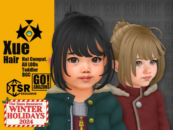 Xue Hair (Winter Holidays 2024) by GoAmazons
