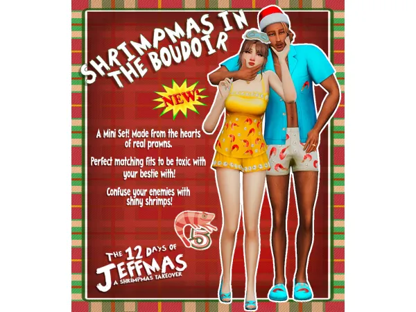 Maxis Match Shrimpmas_in_the_Boudoir_Collection by SimmingNate - The Sims 4 Custom Content