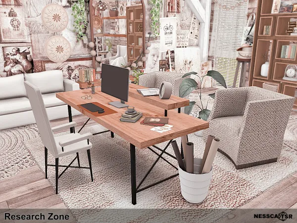 Mix Research Zone by nesscasims - The Sims 4 Custom Content