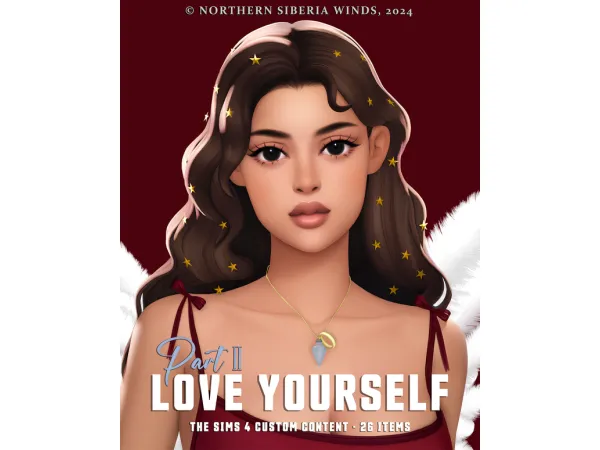 Maxis Match LOVE YOURSELF SKIN DETAILS PART by northern siberia winds - The Sims 4 Custom Content