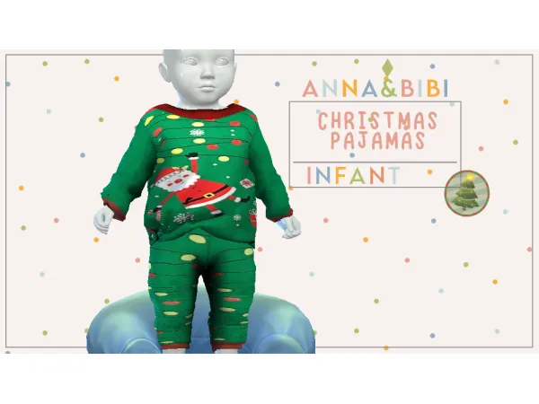 Maxis Match Christmas pajamas [Anna_bibi] - The Sims 4 Custom Content