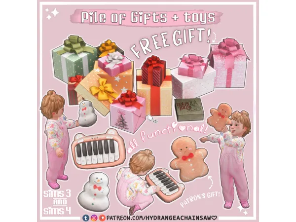 Maxis Match Day 18 Advent Calendar Gift by hydrangeachainsaw - The Sims 4 Custom Content