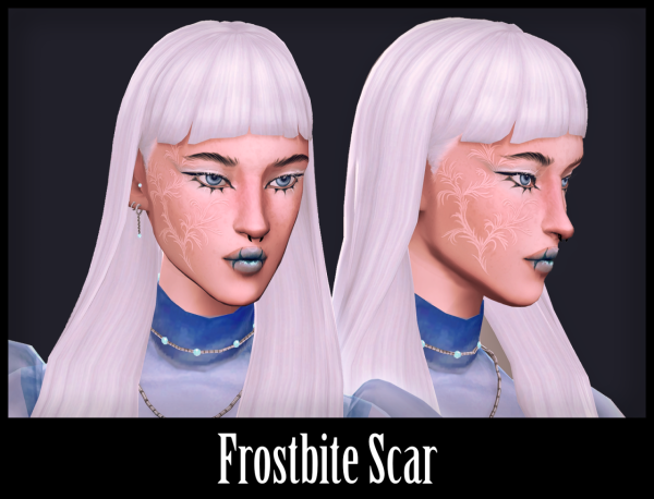Maxis Match Frostbite Scar by simsfinds - The Sims 4 Custom Content