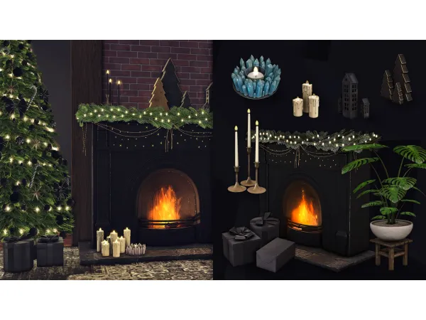 Alpha MERRY GOTH CHRISTMAS 2024 by modcollective - The Sims 4 Custom Content
