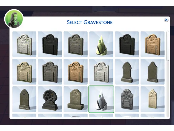 Mix Expanded Gravestone Selection Mod Without EP11EP04 by NerdyDoll - The Sims 4 Custom Content