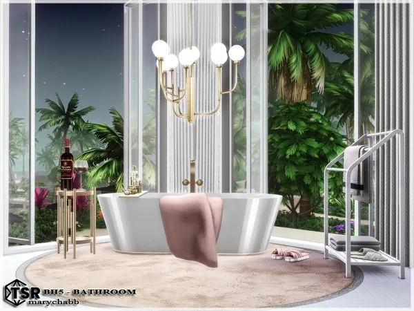 Mix BH5 Bathroom by marychabb - The Sims 4 Custom Content