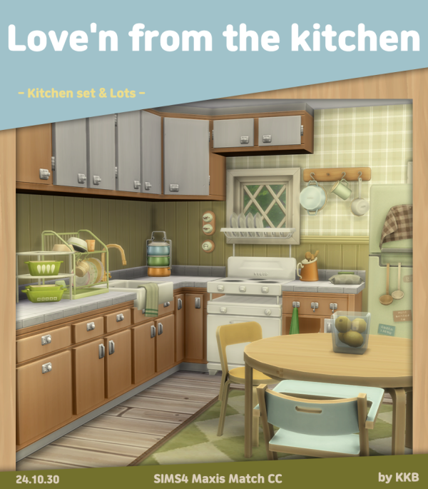 Maxis Match [KKB'sMM]Love'n from the kitchen by simsfinds - The Sims 4 Custom Content