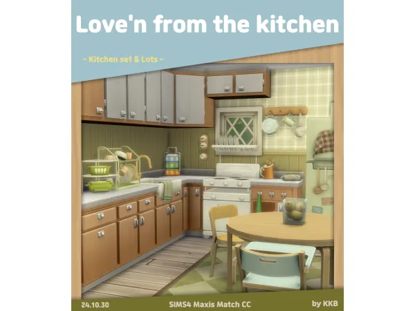 Maxis Match [KKB'sMM]Love'n from the kitchen - The Sims 4 Custom Content