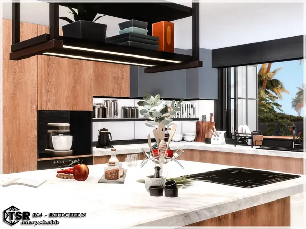 Mix K4 Kitchen by marychabb - The Sims 4 Custom Content