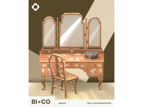 Maxis Match Jingora Part 3 Blossom Boudoir by BIplusCO - The Sims 4 Custom Content