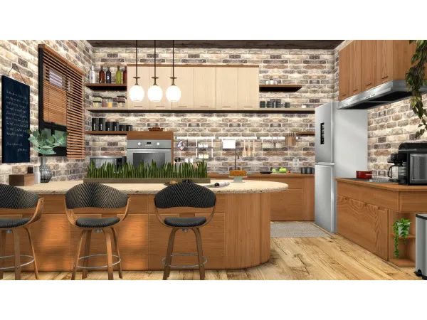 Mix BSHEUL KITCHEN by modcollective - The Sims 4 Custom Content