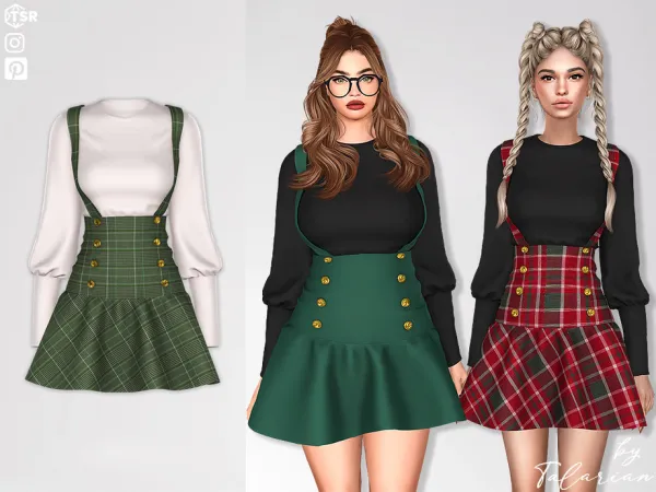 Maxis Match Sylvie Outfit by thesimsresource - The Sims 4 Custom Content