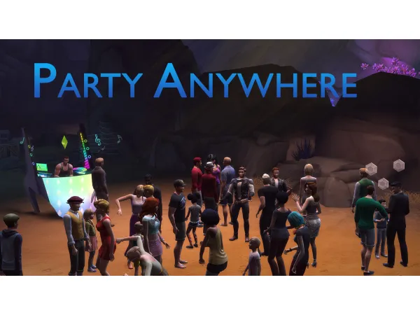 Mix Party Anywhere by weerbesu - The Sims 4 Custom Content