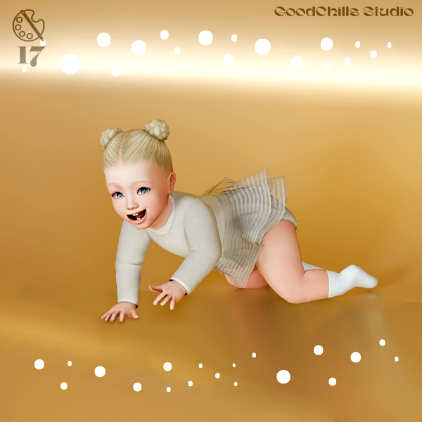 Maxis Match Maxis Match GCS December's 2024 Infant by goodchillsstudio - The Sims 4 Custom Content