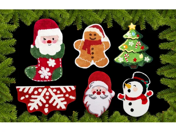 Alpha Rugs_ MERRY CHRISTMAS by fusionstylesims4 - The Sims 4 Custom Content