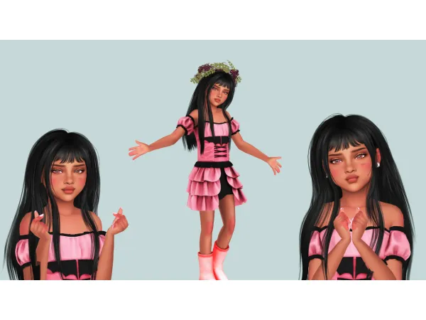 Alpha JINO N43 CHILD CONVERSION by simsfinds - The Sims 4 Custom Content