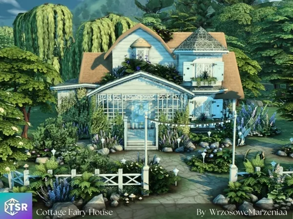 Maxis Match Cottage Fairy Home - The Sims 4 Custom Content