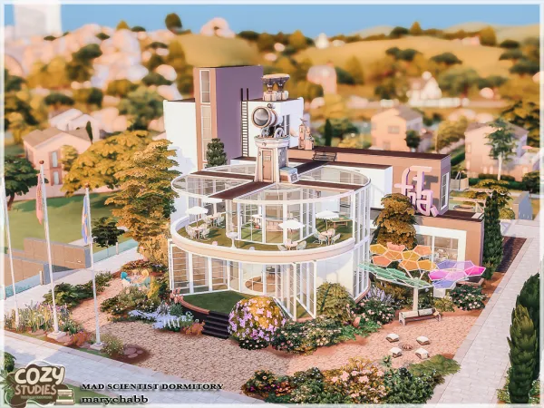 Mix Mad scientist dormitory - The Sims 4 Custom Content
