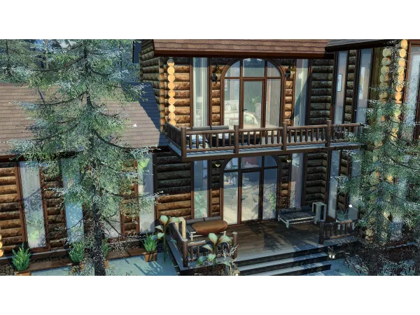 Mix THE SECRET CABIN by SimsClutterChaos - The Sims 4 Custom Content
