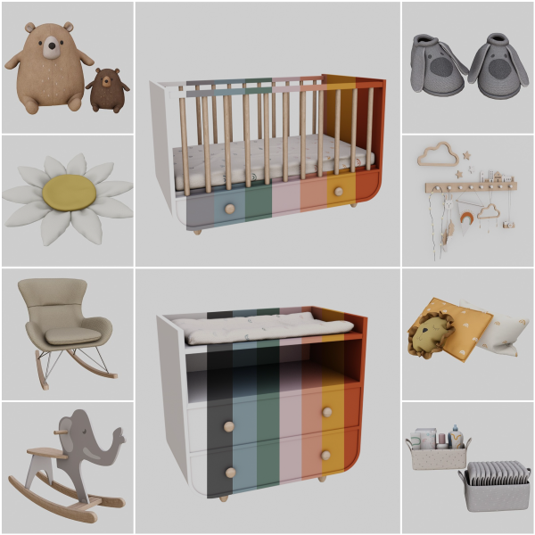 Alpha KIRAZ NURSERY by simsfinds - The Sims 4 Custom Content