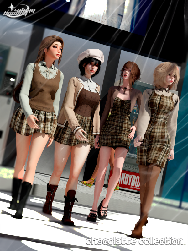 Alpha CHOCOLATTE COLLECTION by ohmybunnny2 - The Sims 4 Custom Content