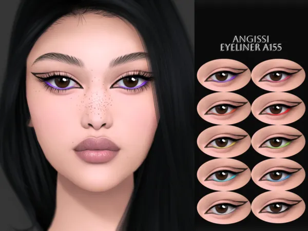 Maxis Match Eyeliner A155 by thesimsresource - The Sims 4 Custom Content