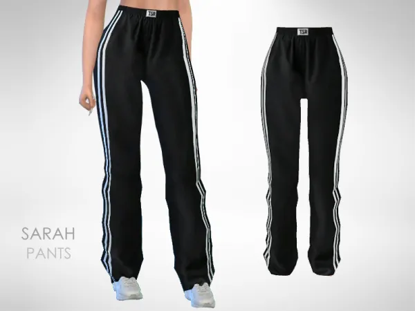 Mix Sarah Pants by thesimsresource - The Sims 4 Custom Content