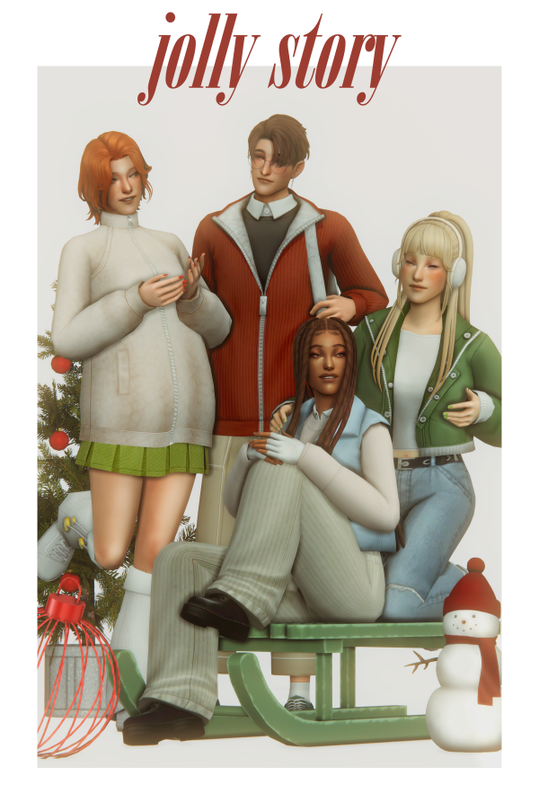 Maxis Match jolly story pack by simsfinds - The Sims 4 Custom Content