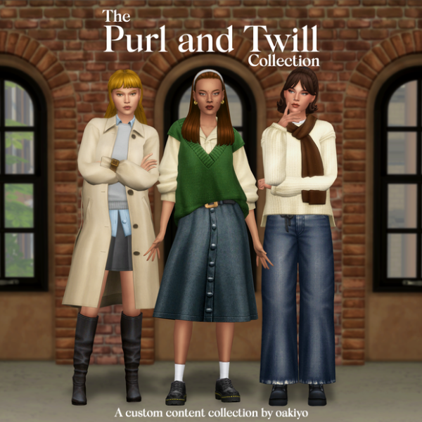 Maxis Match The Purl and Twill Collection by simsfinds - The Sims 4 Custom Content