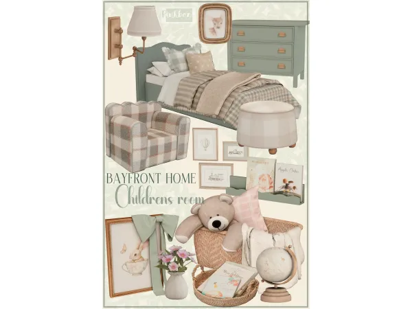 Bayfront home childrens room by Pinkboxdesign