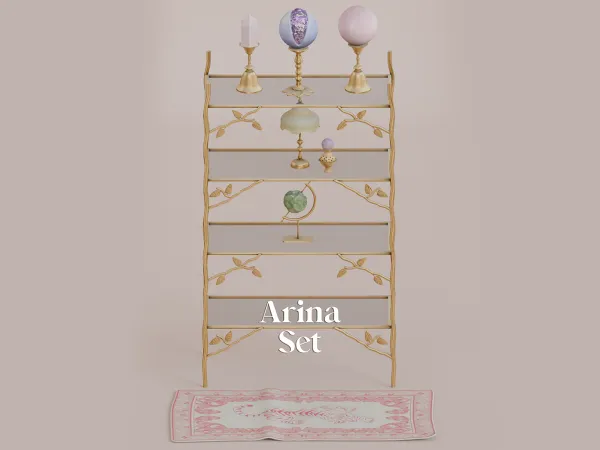 Mix Arina Set by simsfinds - The Sims 4 Custom Content